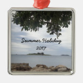 Sjabloon Fotorechthoekcamera Metalen Ornament (Voorkant)