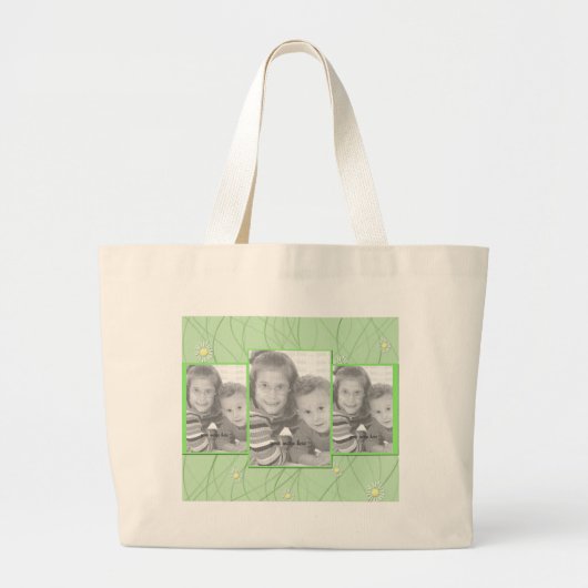 Sjabloon  fototas grote tote bag (Voorkant)