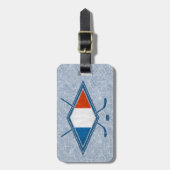 Sjabloon Frans Ice Hockey Bagagelabel (Voorkant verticaal)