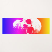 Sjabloon Geel Sinaasappel Rood Blauw Paars Yogamat (Voorkant (horizontaal))