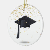 sjabloon, gegradueerd, afstuderen, aanpasbaar, chi keramisch ornament (Links)