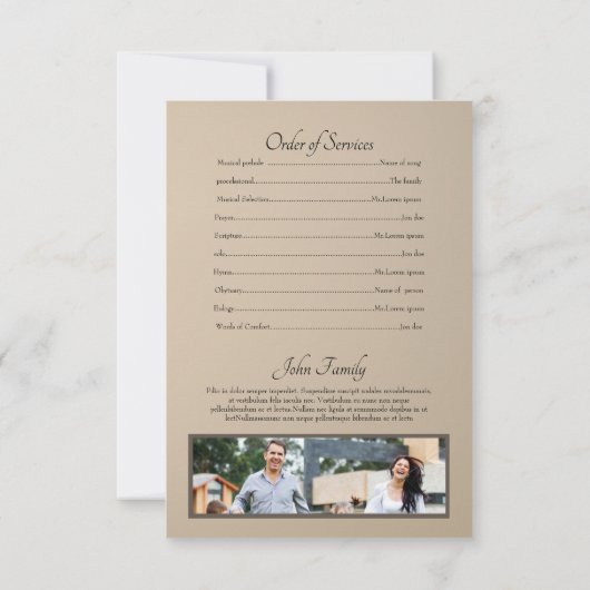 Sjabloon geheugenkaart kaart (Achterkant)