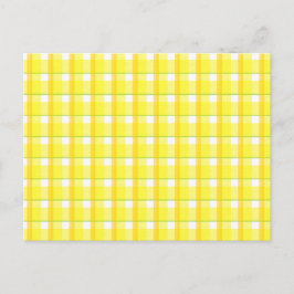 Sjabloon gele speldenkaart briefkaart