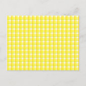 Sjabloon gele speldenkaart briefkaart (Voorkant)