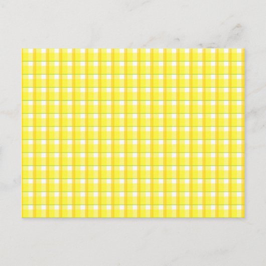 Sjabloon gele speldenkaart briefkaart (Voorkant)