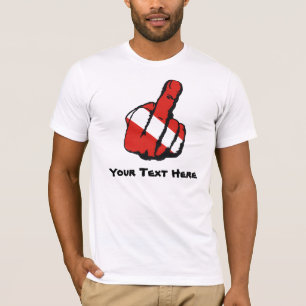 Sjabloon gember duiken t-shirt