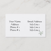 Sjabloon genealogieprofiel visitekaartje (Achterkant)