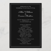 Sjabloon gewoon zwart-witprogramma (Voorkant)