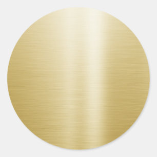 Sjabloon Glamour Elegant Nep Goud Chic Blanco Ronde Sticker