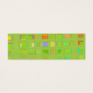 Sjabloon Glass Mosaic Tile Mini Visitekaartjes