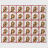 Sjabloon Gold Glitter Lijst - Aangepaste foto en n Cadeaupapier (Vlak)