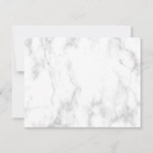 Sjabloon Gold Handwrite Script Text Marble (Achterkant)