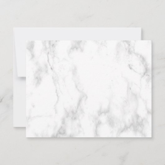 Sjabloon Gold Handwrite Script Text Marble (Achterkant)