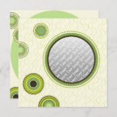 Sjabloon groene cirkels (Voorkant / Achterkant)