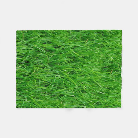 Sjabloon Groene gras Achtergrond Fleece Deken (Voorkant (Horizontaal))