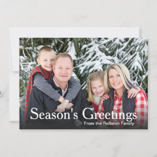Sjabloon Groetings van Basic Family Photo Sason