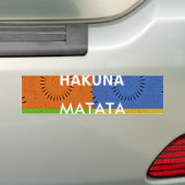 Sjabloon Hakuna Matata Bumpersticker (Op auto)