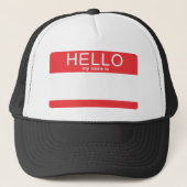 Sjabloon Hallo mijn naam is Trucker Pet (Voorkant)