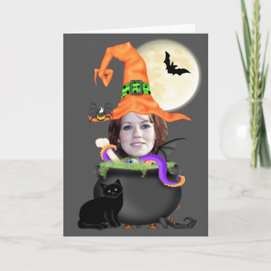 Sjabloon Halloween Witch (Voorkant)