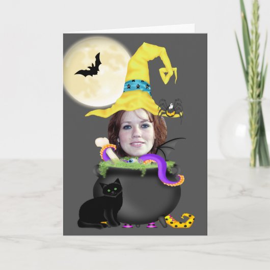 Sjabloon Halloween Witch (Voorkant)