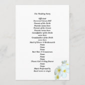 Sjabloon Hawaiian Plumeria Program (Achterkant)