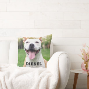 Sjabloon Hond of Kattenfoto Huisdier Verlies Kussen