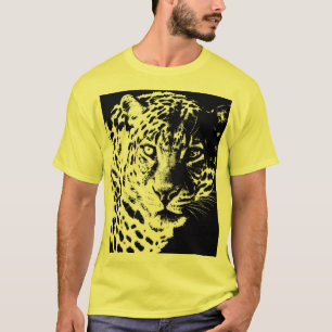 Sjabloon Hoofd gezichtsveld Pop Kunst elegante Man T-shirt