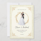 Sjabloon huwelijksakte kaart (Voorkant)