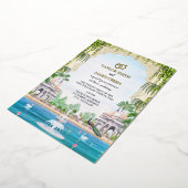 Sjabloon huwelijksuitnodiging | Verloving (Gedraaid)