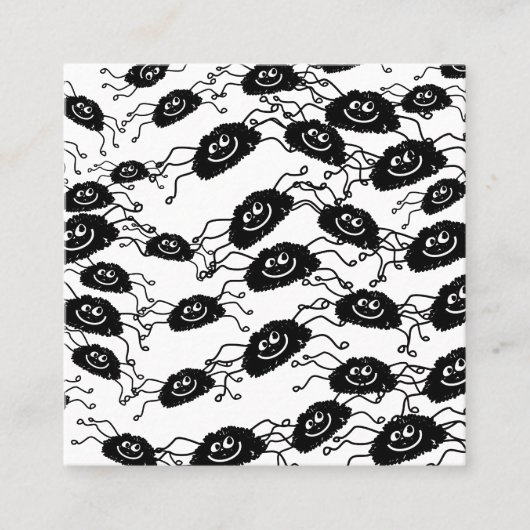 Sjabloon Insect Spider Bug Control Exterminator Vierkante Visitekaartje (Voorkant)