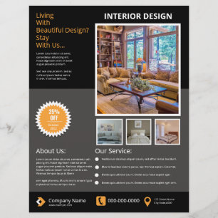 Sjabloon interne ontwerpbrochure flyer