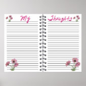 Sjabloon invoegen in digitale planner poster (Voorkant)