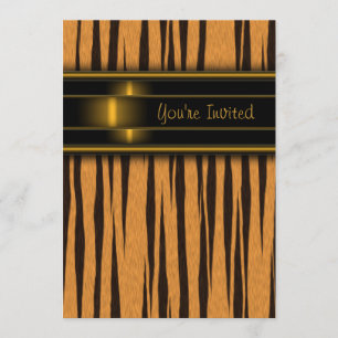 Sjabloon inzake uitnodigingen voor tijger