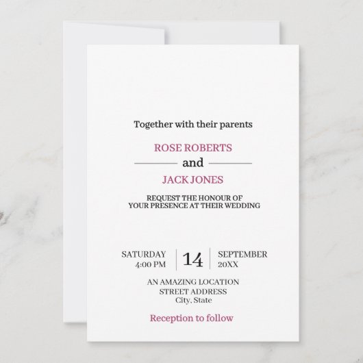 Sjabloon Kaart (Voorkant)