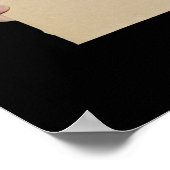 Sjabloon kartonnen protestbord poster (Hoek)