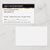 Sjabloon Kassy Medical Professional Appointment Visitekaartje (Voorkant / Achterkant)