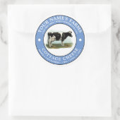 Sjabloon Katoenkaas met label (Tas)