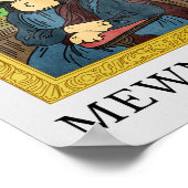 Sjabloon katten en honden met beroemde schilderije poster (Hoek)