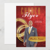 sjabloon kerkvliegerontwerp kaart (Voorkant / Achterkant)