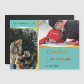 Sjabloon kerstfoto's Claus Laws - Lieve waarde (Voorkant / Achterkant)