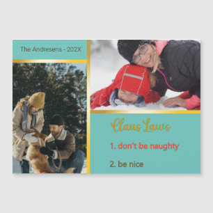 Sjabloon kerstfoto's Claus Laws - Lieve waarde