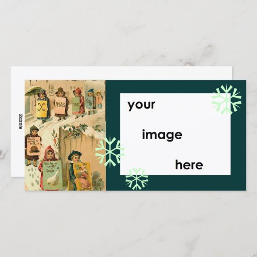 Sjabloon  Kerstparade (Voorkant / Achterkant)