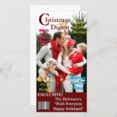 Sjabloon kersttijdschrift Hoesje (Voorkant / Achterkant)