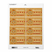 Sjabloon keukenlabel etiket (Full Sheet)