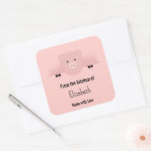 sjabloon keukensticker vierkante sticker (Envelop)