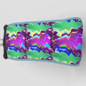 Sjabloon Kies uit 15 verschillende leidingskleuren Golfheadcover (Voorkant)