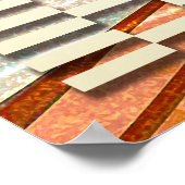 Sjabloon  kijk aangepaste reeks - structuur poster (Hoek)