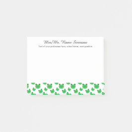 Sjabloon kikkerpatroon post-it® notes