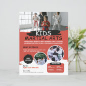 Sjabloon Kinder Martial Arts Flyer (Staand voorkant)