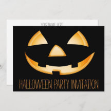 Sjabloon klaar - Halloween Party Invitation Kaart